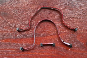 Flatcables (top to bottom: original reversed, new straight, new reversed)